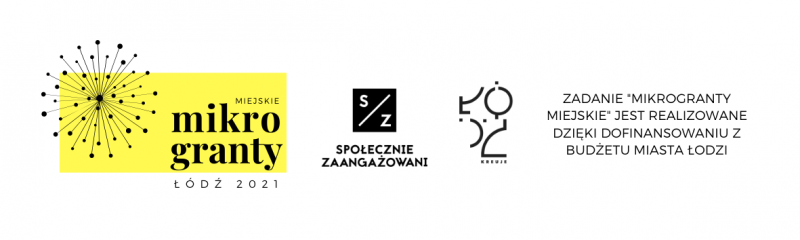 Obraz zawiera logotypy: oznaczenie Miejskiego Programu Mikrograntów